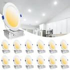 Ltblight 12 Pack Led Recessed Lighting INCH1800LM 16W200W 3000K Ultra-thin New. Price: $179.30.