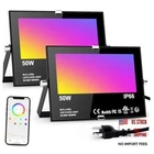 Led Flood Lights Color Changing 500W Equivalent, Outdoor Rgbw 2 Pack New. Price: $54.64.