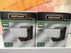 2-PK Defiant 180-DEGREE Battery Motion Sensor Outdoor Led Flood LIGHT-500 Lumens New. Price: $34.89.