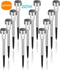 Solar Pathway Outdoor, 12 Pack Upgraded Lights,bright New. Price: $22.55.
