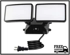 Faguangao Dusk Dawn Led Security LIGHT,18W Plug In Flood OUTDOOR,5000K New. Price: $40.55.