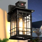 Kondras Motion Sensor Outdoor Wall Light, Dusk To Dawn, 0814-BLK Black Open. Price: $47.54.