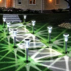 Eyrosa Solar Outdoor Lights, 10 Pack Waterproof Stainless Steel Cool White New. Price: $48.06.