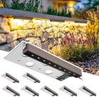 Eben 7 Inch Retaining Wall Lights 8 Pack , 5W Led Hardscape Lighting 12V Low New. Price: $185.99.