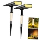 Solar Spot Lights Outdoor Waterproof IP65, 76 Led 2 Pack Warm White New. Price: $43.20.
