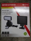 Utilitech Security Light 350-LUMEN Integrated Led Motion-activate Black Solar New. Price: $39.99.