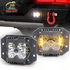 Movotor Flush Mount Led Pods, Combo Offroad Yellow Side Shooter Lights New. Price: $73.97.
