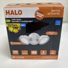 Halo Twin Head Led Floodlight Outdoor Security TGS2S402FRRW White New. Price: $26.99.