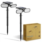 Sunvivo Motion Solar Lights Outdoor,ground Spotlight Wall Security Light,m... New. Price: $54.07.