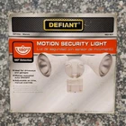 Defiant Motion Activated Security 180 Sensing Floodlight Halogen Open. Price: $19.50.
