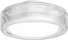 12" Led Flush Mount Ceiling Light With Ribbed Glass, 6500K White New. Price: $109.99.