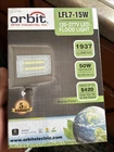Orbit 120-277V Led Flood Light 1937 Lumens Bronze Finish New. Price: $36.00.