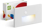 Asd Led Step Light Horizontal With Motion Sensor, White 3W 3CCT Outdoor/indoor New. Price: $17.99.