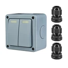 Superink Abs Outdoor Waterproof SWITCH,10A 125VAC Dual Light Waterproo... New. Price: $33.11.