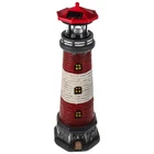 Yardwe Solar Lighthouse Statue Outdoor Garden Decor, Resin 12X12X37.5CM, Red New. Price: $47.01.