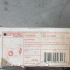 Exitronix Emergency Lighting Unit White LED-52-WH 3.6V 2X2W Battery New. Price: $10.00.