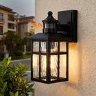 Edvivi Outdoor Wall Lights Exterior, Dusk To Dawn Motion Sensor Matte Black New. Price: $58.67.