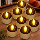 Stadeco Solar Tea Lights Outdoor Waterproof Rechargeable Flameless Lamp 8 Pack Open. Price: $27.13.