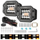 2X3.5 Inch 48W Led Work Light Bar Spot Pods Flush Mount Fog Driving 6 Modes New. Price: $46.99.