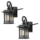 Zeyu 2 Pack Outdoor Light With Built-in Gfci Outlet Exterior Fixture ... New. Price: $168.74.