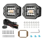 2PCS 48W Led Light Pods Spot Flood White Amber Strobe Off Road Fog Driving New. Price: $46.99.