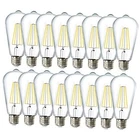Sunco 16 Edison Bulbs Led ST64, Clear Count (pack Of 1) 5000K Daylight New. Price: $58.63.