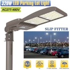 480V 320W Led Parking Lot Pole Fixture With Slip Fitter Mount Flood Lights New. Price: $214.20.