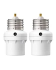 Dewenwils Pack Dusk To Dawn Light Socket Adapter, 360 Sensor Rotation, E26 New. Price: $16.61.