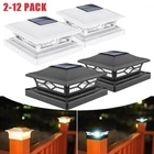 2-12PCS Solar Post Deck Cap Lights Outdoor Fence Dock 4X4/6X6 Led Lamp Pvc Vinyl New. Price: $56.66.