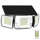 Intelamp Solar Flood Lights Outdoor Waterproof, 6000MAH 1200LM Pack, Black New. Price: $59.49.