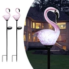 Afirst Solar Outdoor Decorative Lights - Flamingo Handblown Glass Garden Stak... New. Price: $50.69.