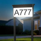 Lumizen New Upgraded Solar Address Sign,double-sided 3-COLOR Lighting Led Hou.... Price: $28.48.