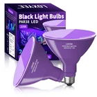 Loxyee PAR38 Halloween Led Black Light Bulbs PACK,E26 Base Uv New. Price: $31.70.