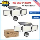 Philips Security Light Outdoor 302 Led 1200LM Solar-powered Waterproof 2PK New. Price: $40.89.