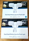 Feit Dusk To Dawn Dual Head Motion Security Flood Light White Finish LOT/2 New. Price: $59.99.