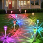 Eyrosa Solar Outdoor Lights, 15 Pathway Pack, Color Changing New. Price: $60.75.