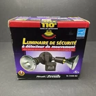 Outdoor Black Motion Activated Sensor Security Flood Light 110 Zenith New. Price: $14.99.