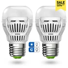 Sansi Led Bulb 800LM Outdoor Dusk To Dawn 8W=60W A15 5000K Daylight 2 Pcs New. Price: $11.83.