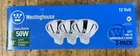 Westinghouse 3 Pack MR-16 50 Watt Halogen Spot Light Bulbs Nib ML8D New. Price: $9.00.