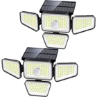 270 Led Solar Floodlights Outdoor 4 Heads Waterproof Motion Sensor Security Lamp New. Price: $28.99.