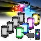8 Pods Q2 Max Rgb+ic Led Rock Light Underglow Lamp Group Control For Car Boat Rv New. Price: $156.50.