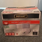 Defiant Led Motion Dusk-to-dawn Security Light 1600 Lm White DFI-5882-WH Open. Price: $19.99.