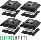 Sunwind Solar Post Cap Lights Outdoor - Pack Led Fence For 4X4 & 5X5 Wo New. Price: $48.74.