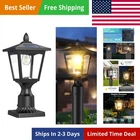 Solar Post Lamp, Dusk To Dawn, Outdoor Waterproof Light For Garden Yard Pillar New. Price: $68.28.
