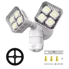Watt Equivalent 7000 Lumen 180 White Motion Activated Dusk To Dawn Integrat New. Price: $81.99.