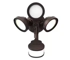 Halo TGS3S403MRRB Outdoor Integrated Led Flood Light W/round Triple Head, Bronze Open. Price: $21.73.