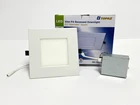 Topaz RDL/6SQ/15/5CTS-46 6" Led Slim Fit Recessed Downlight Cct Select 15W White New. Price: $13.95.