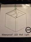 Biritalo Waterproof Led 20W Wall Light - 1CT White New. Price: $18.60.