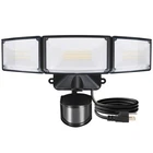 Lutec 49W Motion Sensor Outdoor Lights 5500 Lm Plug In Flood Du... New. Price: $60.99.