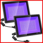 Yanycn 2 Pack 400W Led Lightblack Flood Outdoor Plug And Switch New. Price: $165.92.
